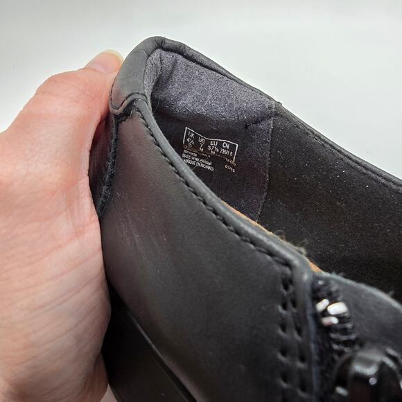 Clarks Collection Mule Slip On-Black-Leather-Women's 7 - Picture 7 of 7